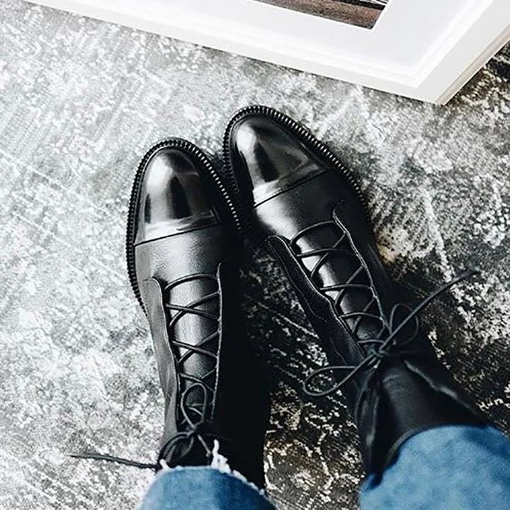 Vintage Heeled Ankle Boots For Women - Image 9
