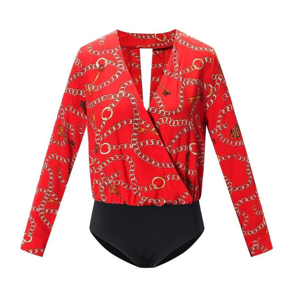 Vintage Printed Bodysuit - Image 2