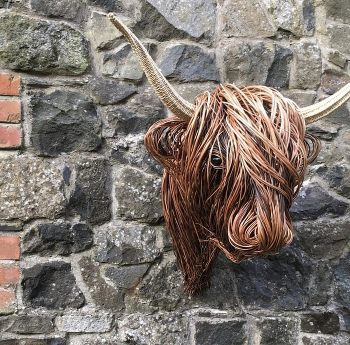 Wall-Mounted Cow Sculpture - Image 2