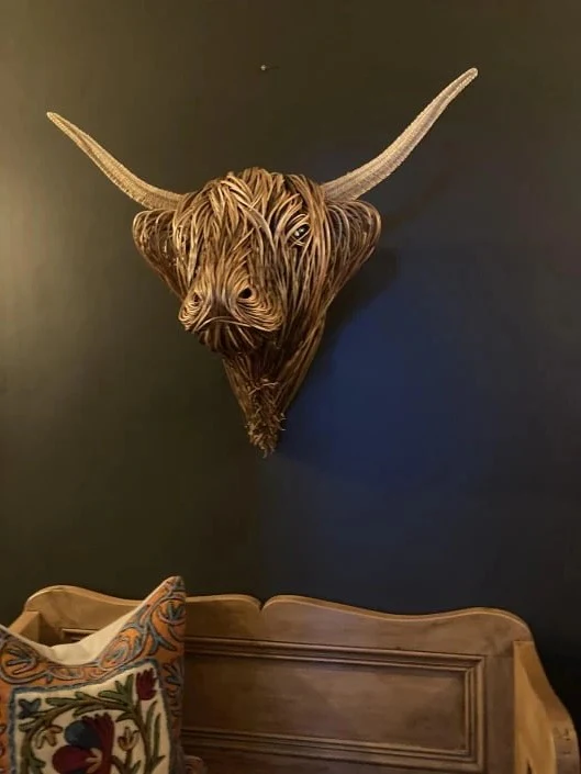 Wall-Mounted Cow Sculpture - Image 7
