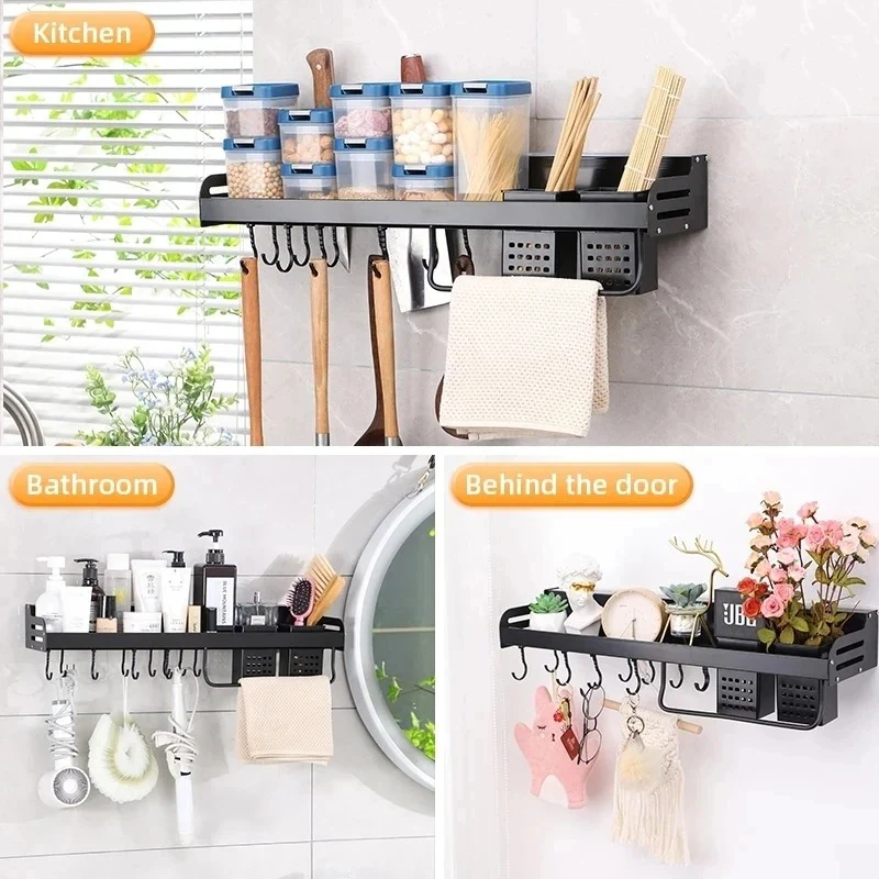 Wall Mounted Kitchen Storage Rack Organizer - Image 6