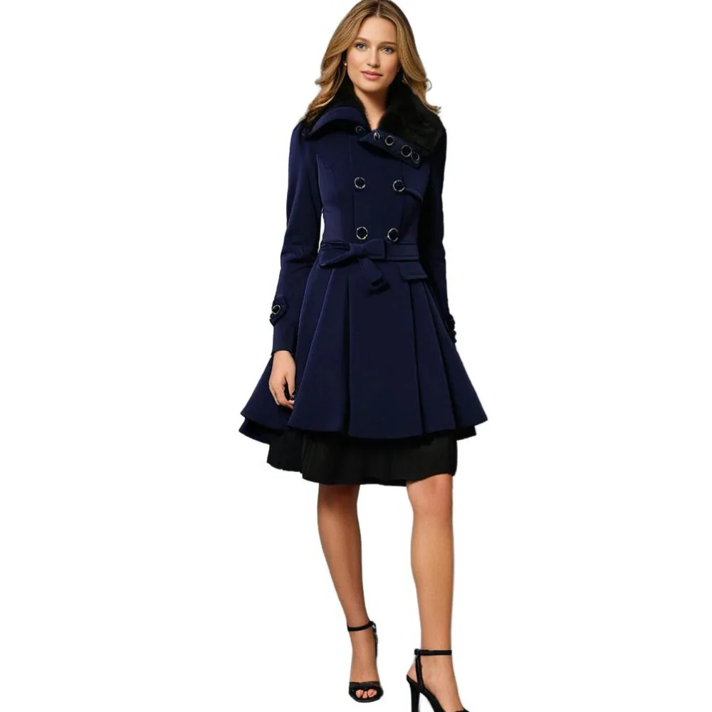 Warm and Long Winter Coat For Women - Image 11