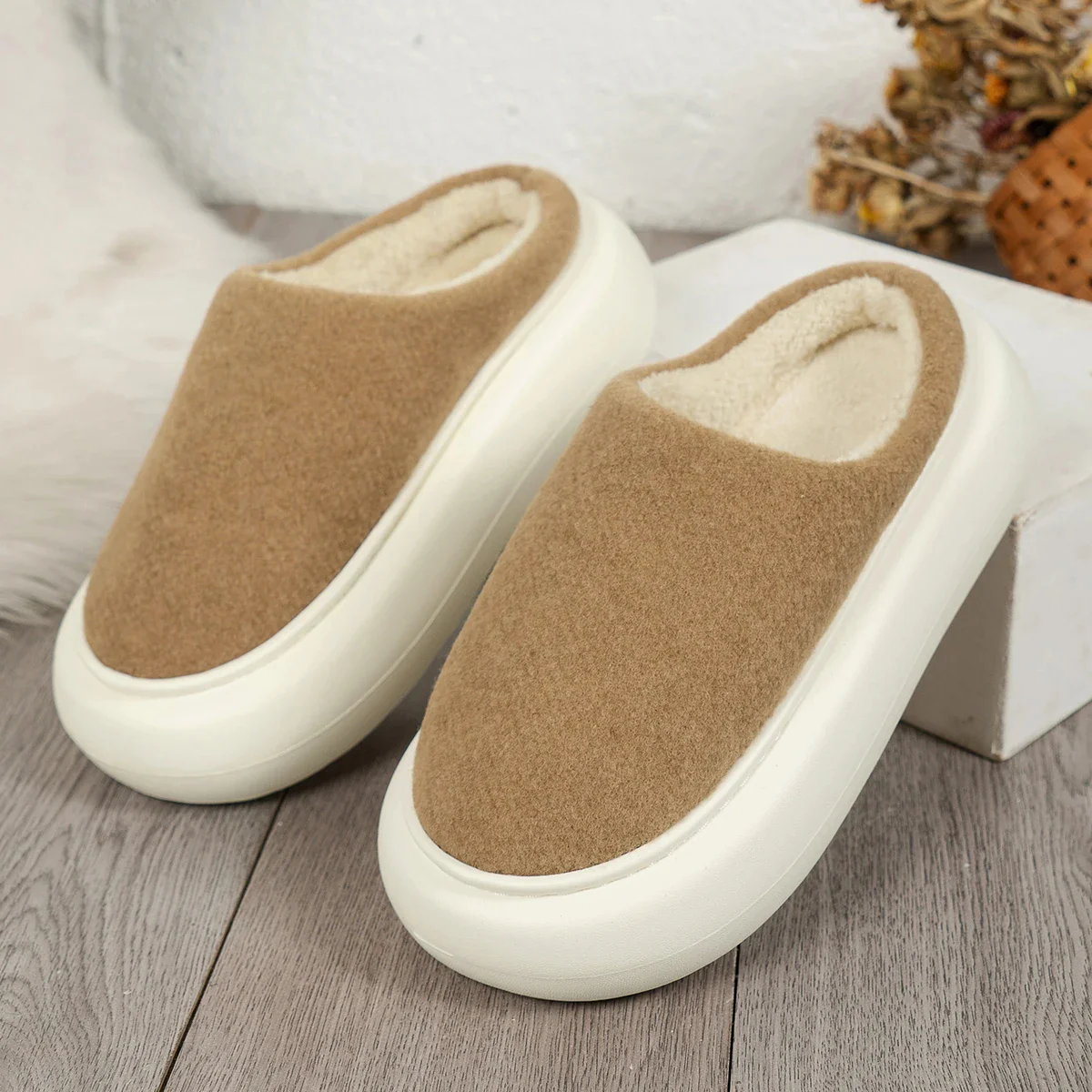 Warm Plush Indoor Winter Slippers for Women - Image 6