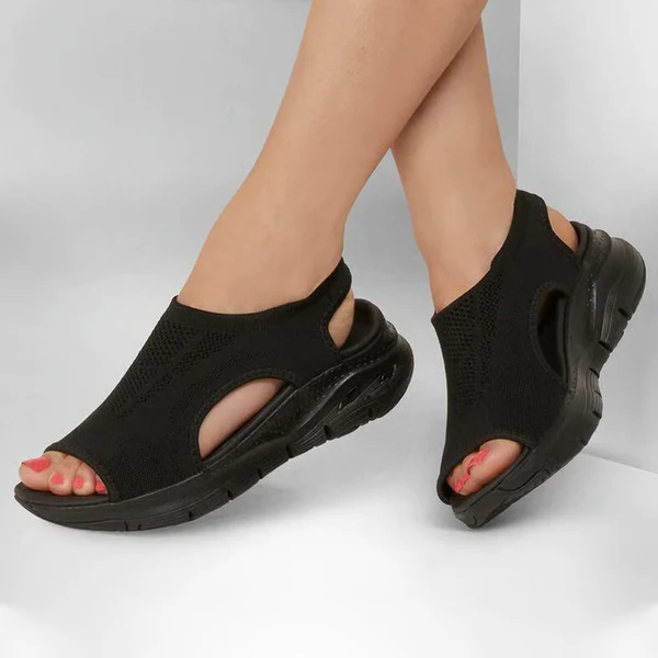Washable Slingback Orthopedic Slide Sport Sandals - Image 4