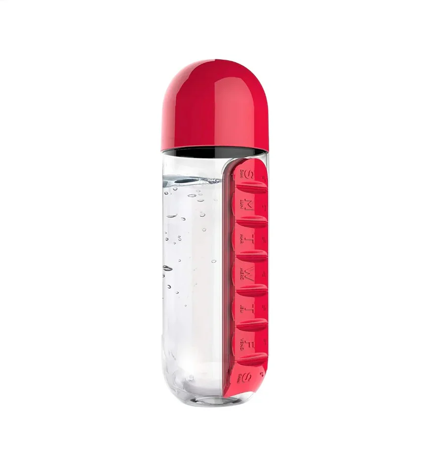 Water Bottle with Pill Holder - Image 12