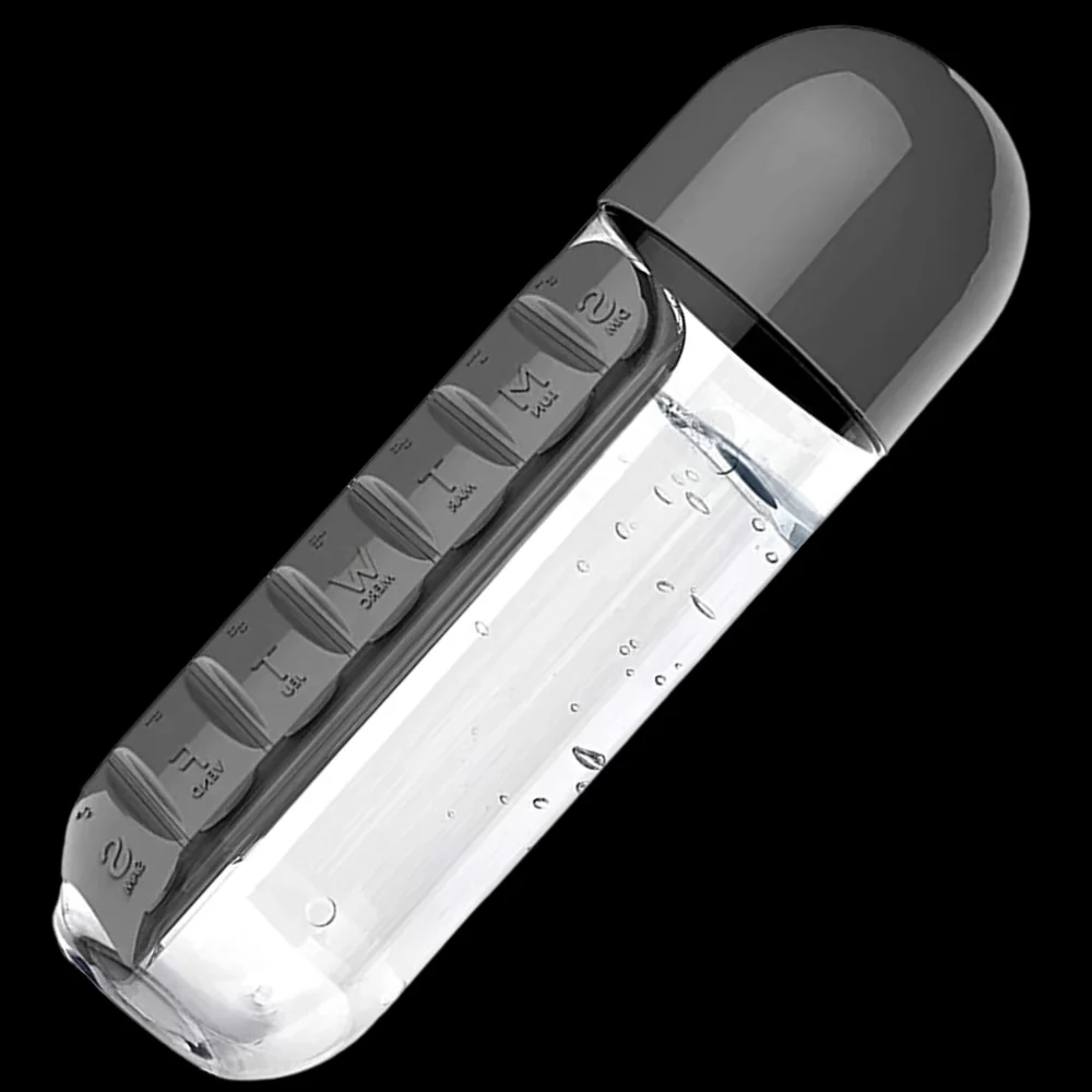 Water Bottle with Pill Holder - Image 4