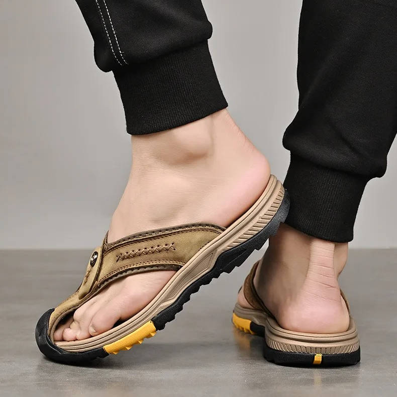 Water Resistant & Lightweight Toe Flip Flops for Men - Image 12