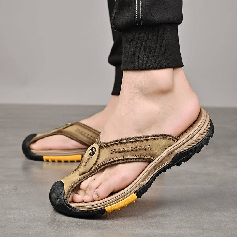 Water Resistant & Lightweight Toe Flip Flops for Men - Image 13
