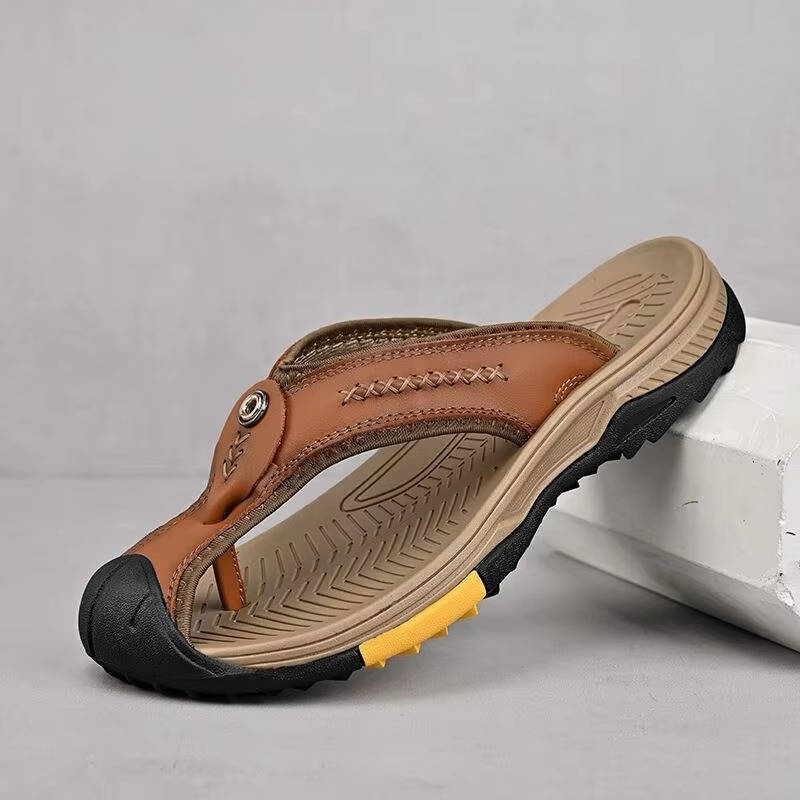 Water Resistant & Lightweight Toe Flip Flops for Men - Image 3