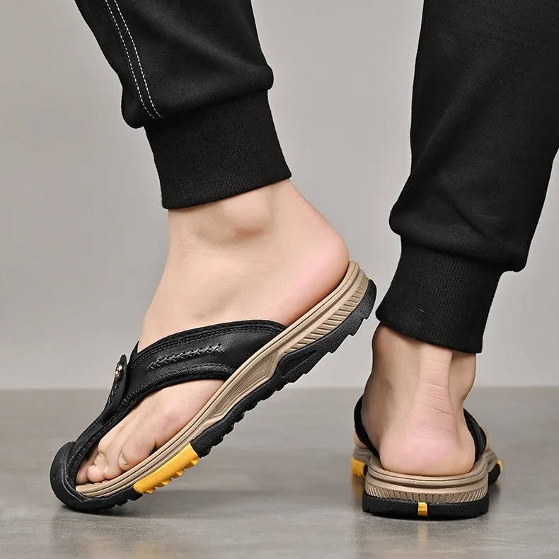 Water Resistant & Lightweight Toe Flip Flops for Men - Image 4