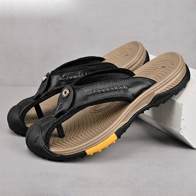 Water Resistant & Lightweight Toe Flip Flops for Men - Image 6