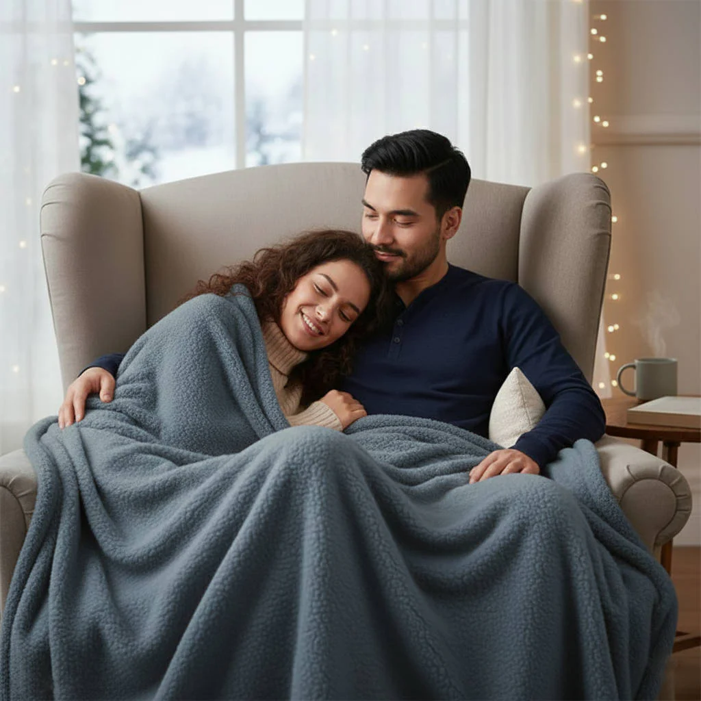Waterproof Blanket for Couples - Image 5