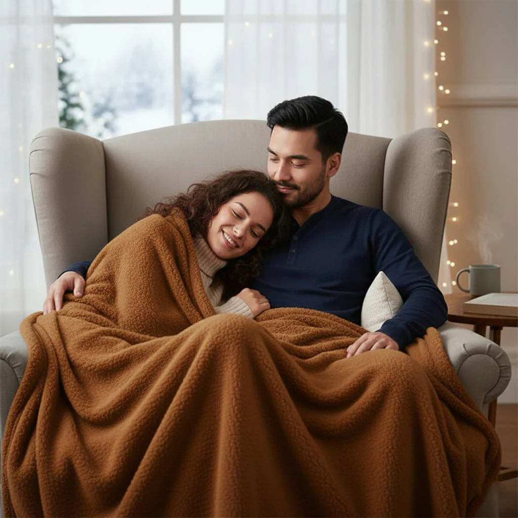 Waterproof Blanket for Couples - Image 9