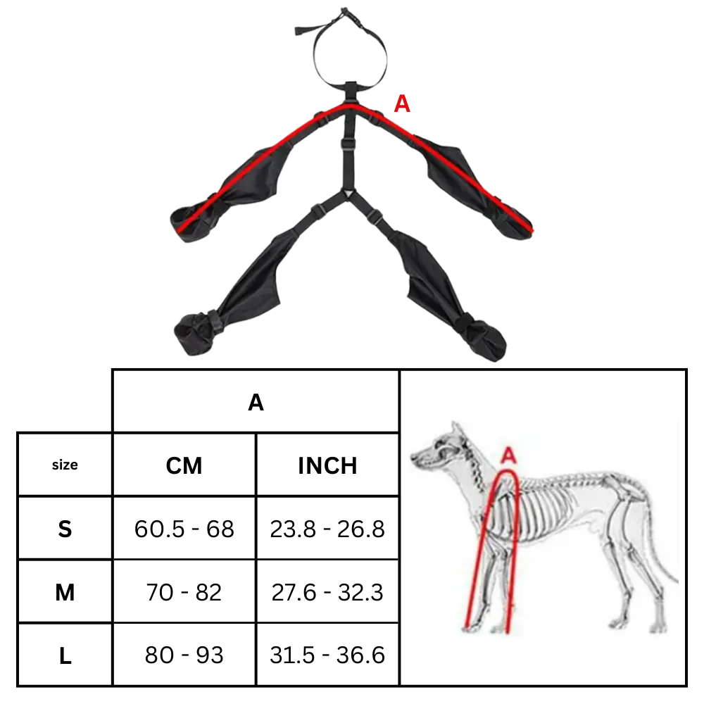 Waterproof Dog Suspenders Boots - Image 6
