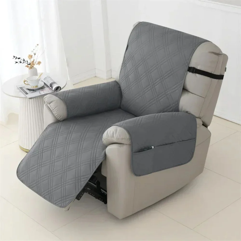 Waterproof Quilted Recliner Arm Chair Slip Cover - Image 2