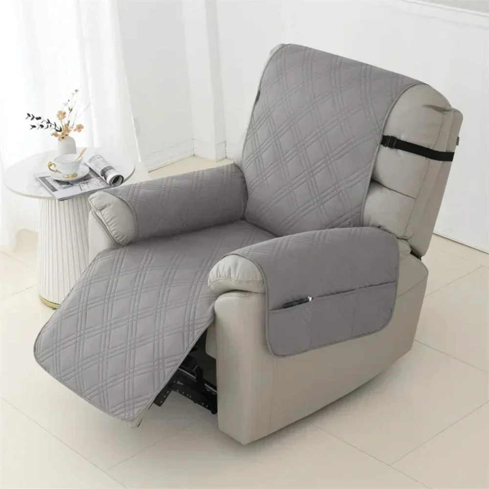 Waterproof Quilted Recliner Arm Chair Slip Cover - Image 3