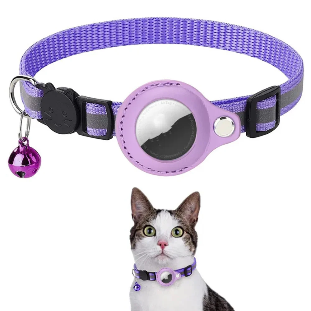 Waterproof Reflective Pet Airtag Holder Collar - Image 5
