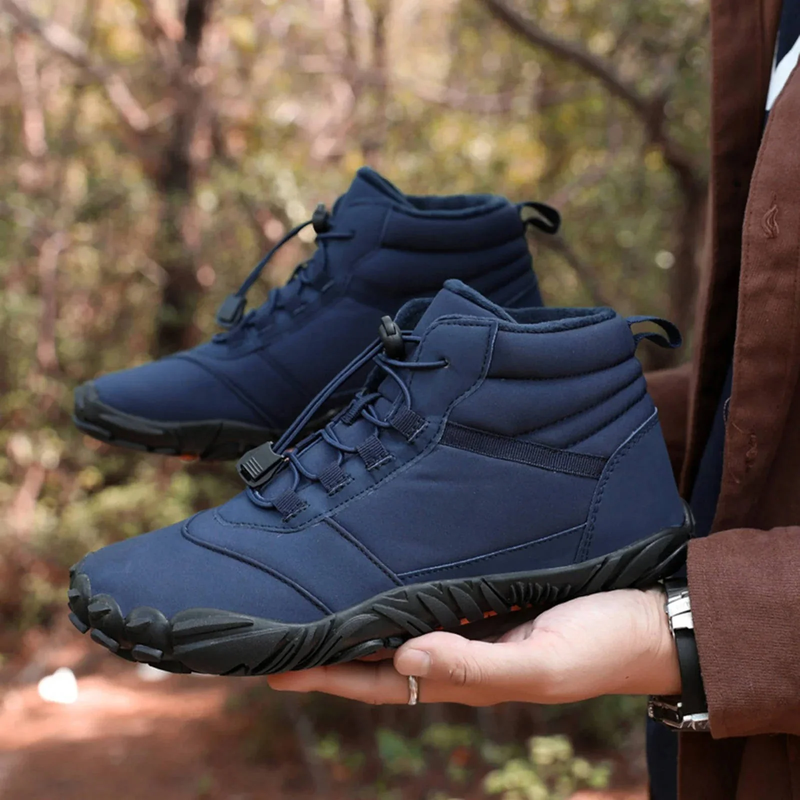 Waterproof & Snowproof Winter Barefoot Shoes with Cosy Fleece - Image 7