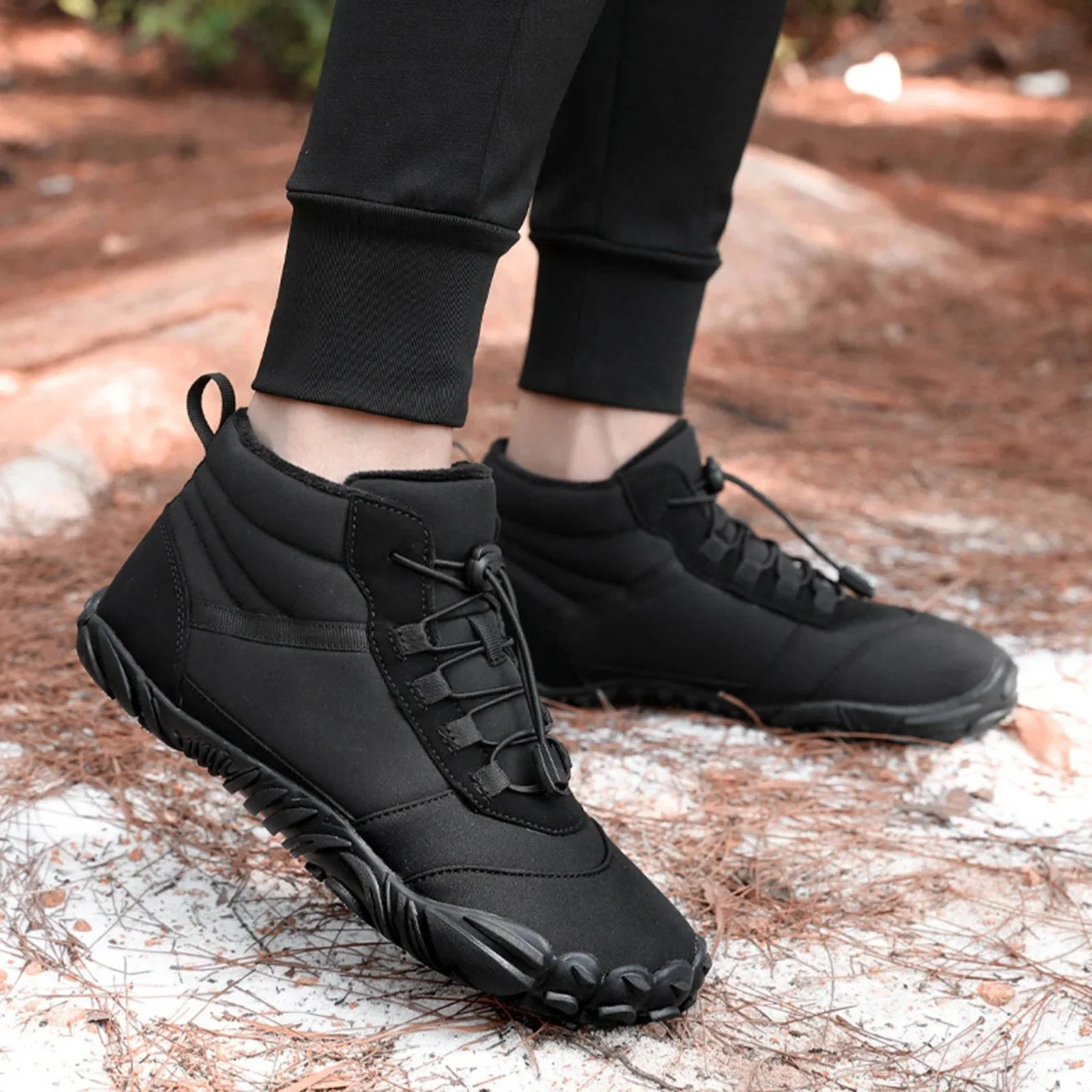 Waterproof & Snowproof Winter Barefoot Shoes with Cosy Fleece - Image 9