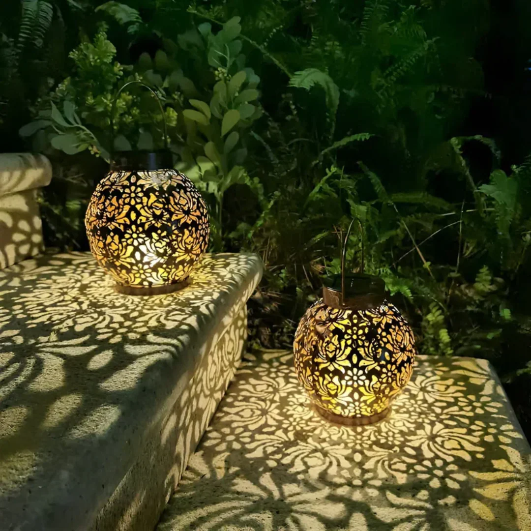 Weatherproof LED Solar Pendant Light For The Garden - Image 3