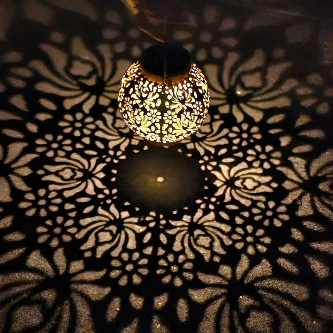 Weatherproof LED Solar Pendant Light For The Garden - Image 4