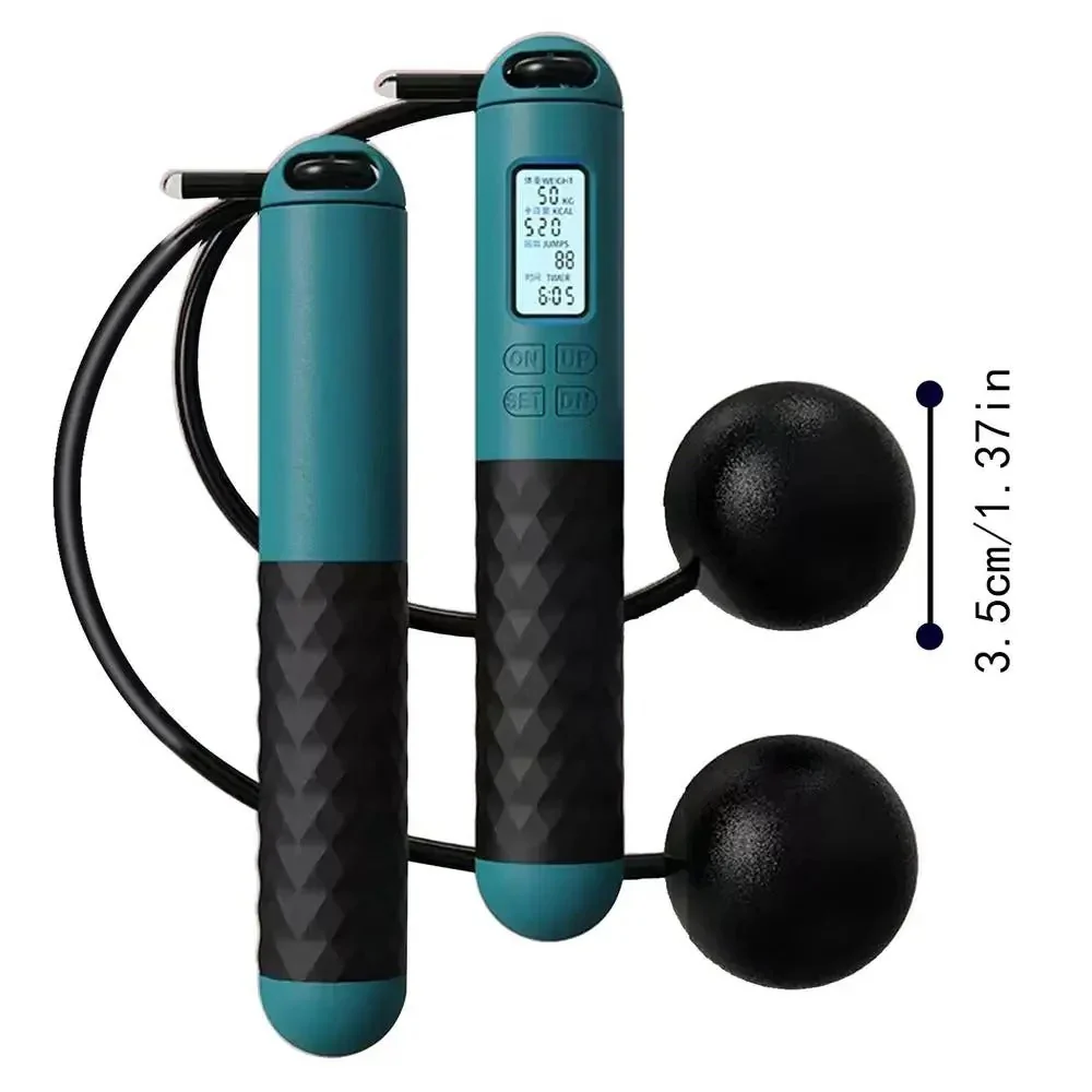 Weighted Cordless Jump Rope with Counter - Image 12