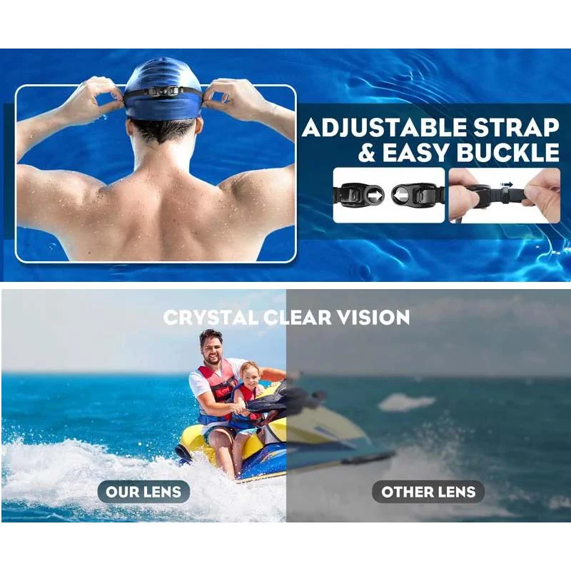 Wide-Angle Swimming Goggles With Anti-Fog Effect - Image 8
