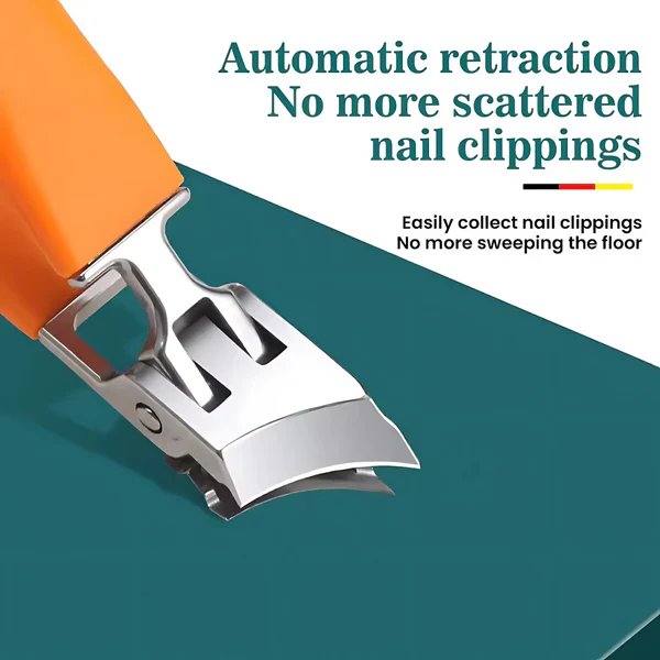 Wide Jaw Nail Clipper with Anti-Splash Design - Image 6