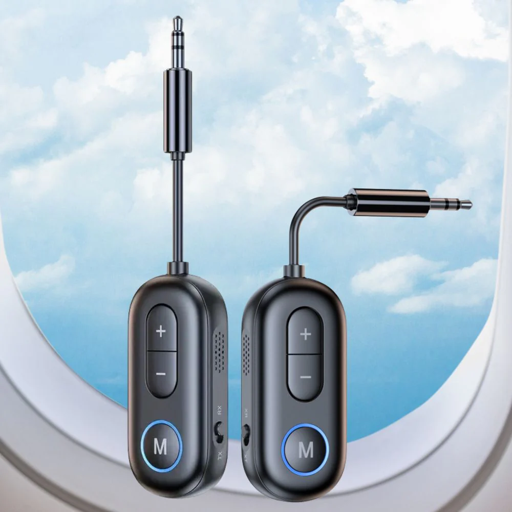 Wireless Bluetooth 5.4 Audio Transmitter Receiver Airplane Adapter with Mic - Image 6