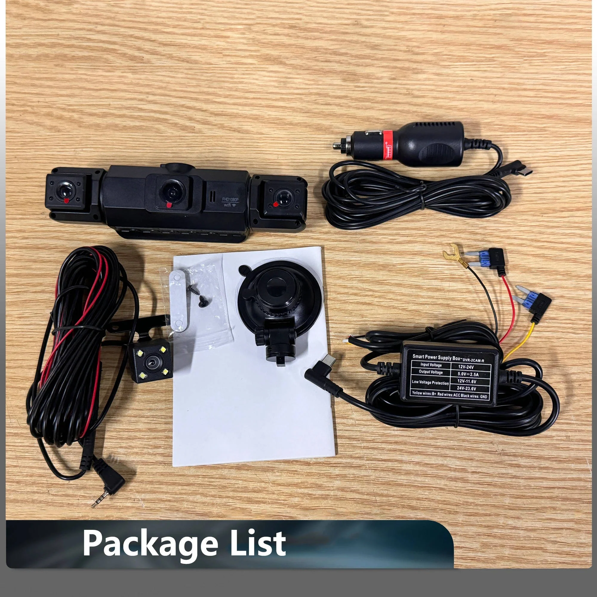 Wireless Car Dash Cam Front And Rear With Night Vision - Image 14