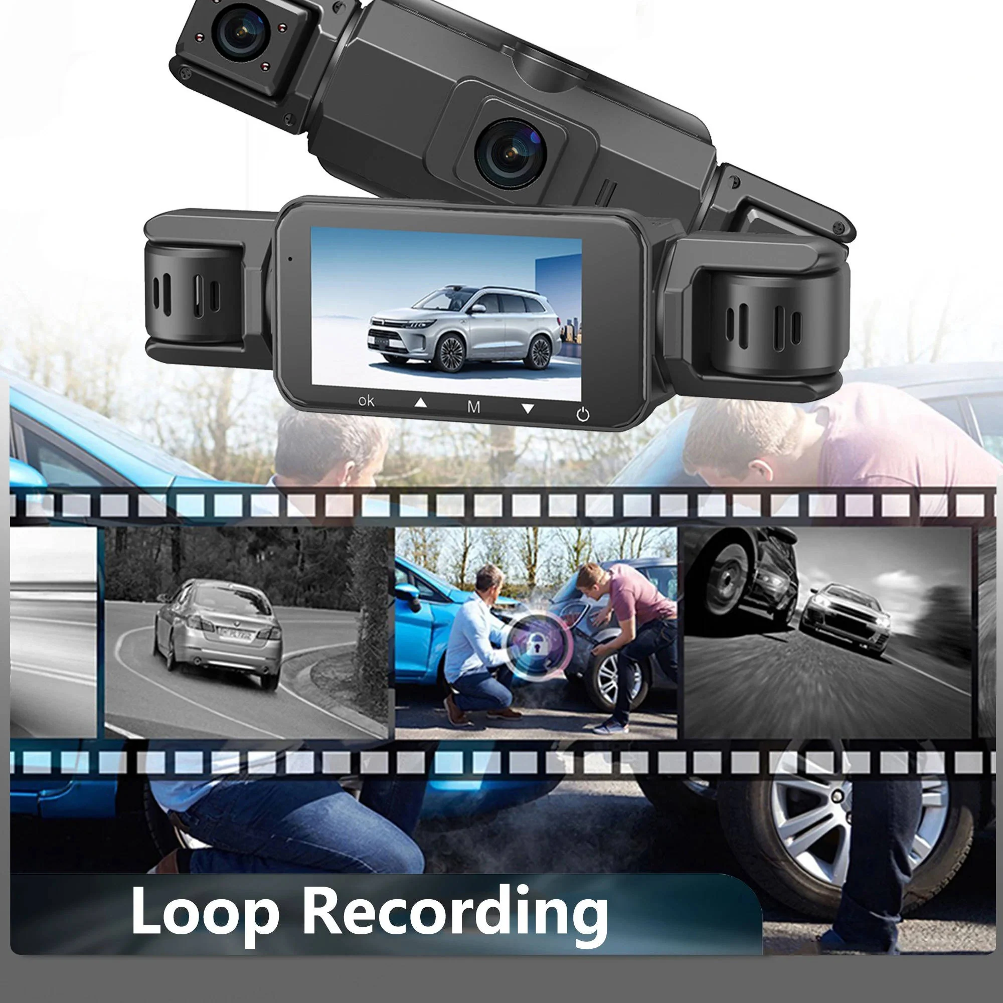 Wireless Car Dash Cam Front And Rear With Night Vision - Image 7