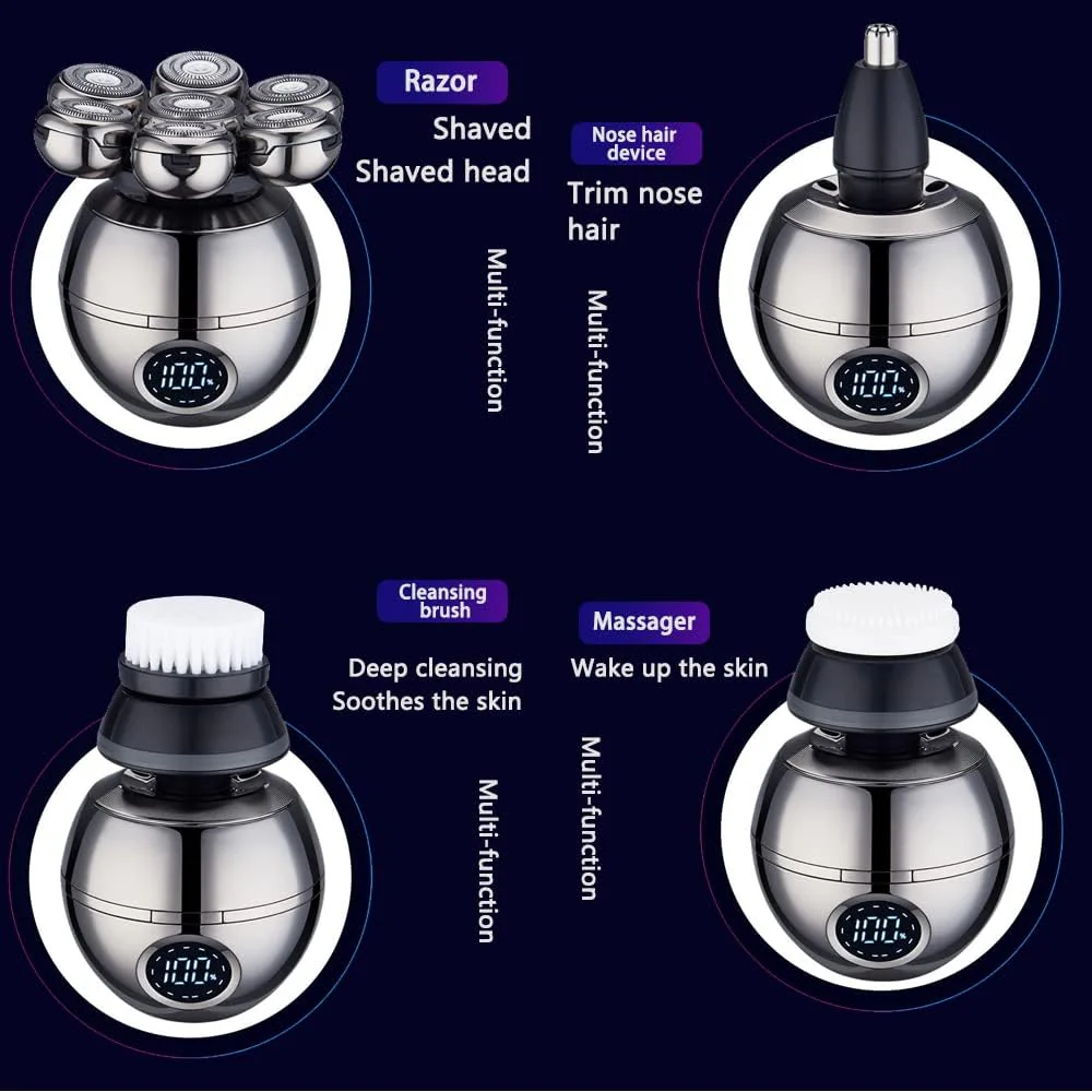 Wireless Electric Head Shaver - Image 6