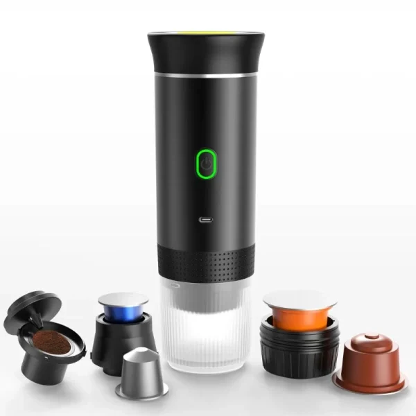 Wireless Espresso Coffee Machine Portable 3 in 1 Coffee Maker with Capsule and Powder - Image 3