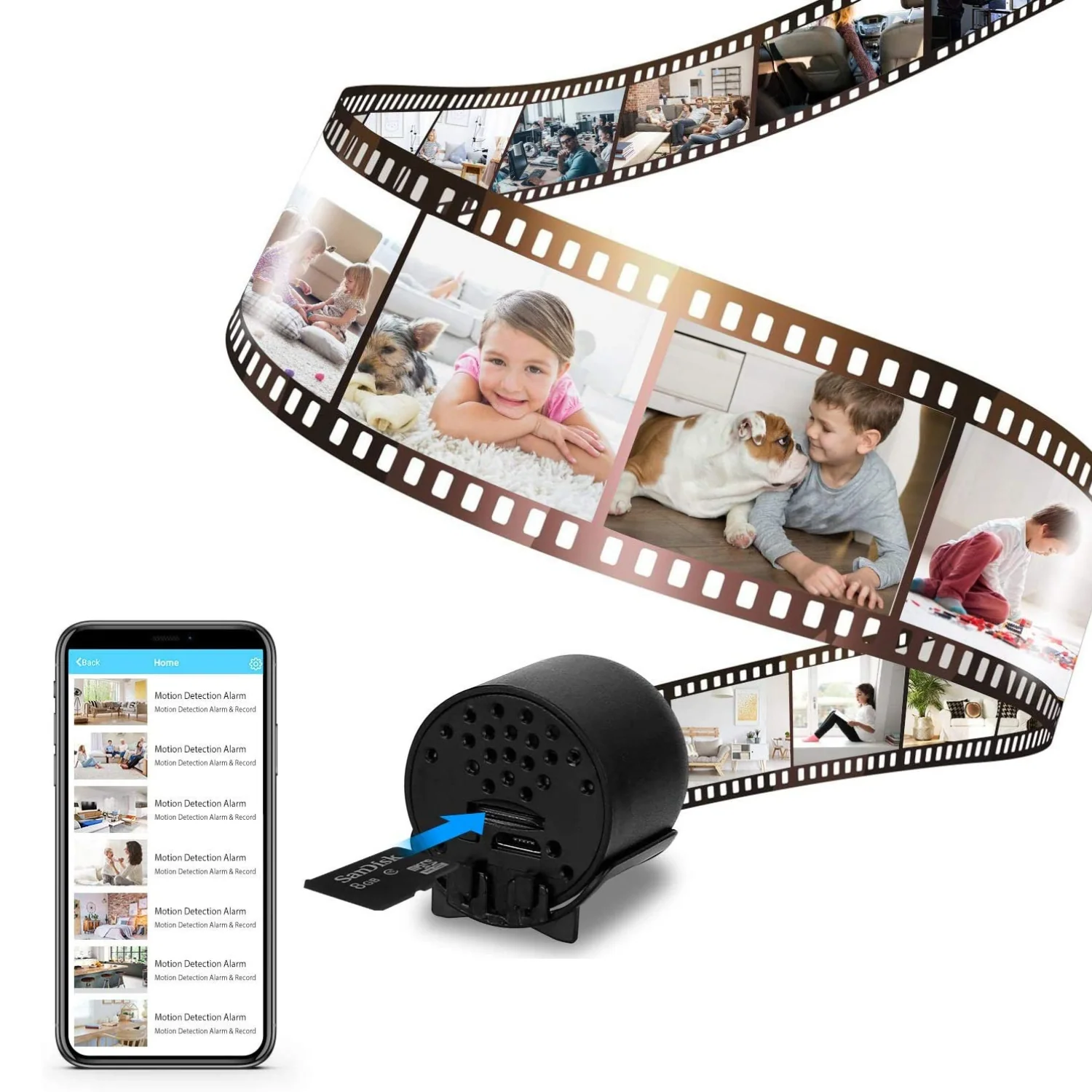 Wireless Mini Wifi Indoor Home Security Camera System - Image 4