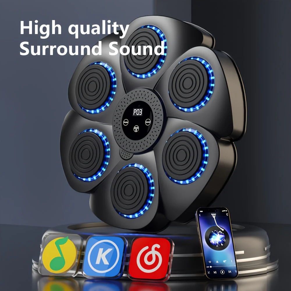 Wireless Music Boxing Machine, USB Rechargeable Wall Target - Image 3