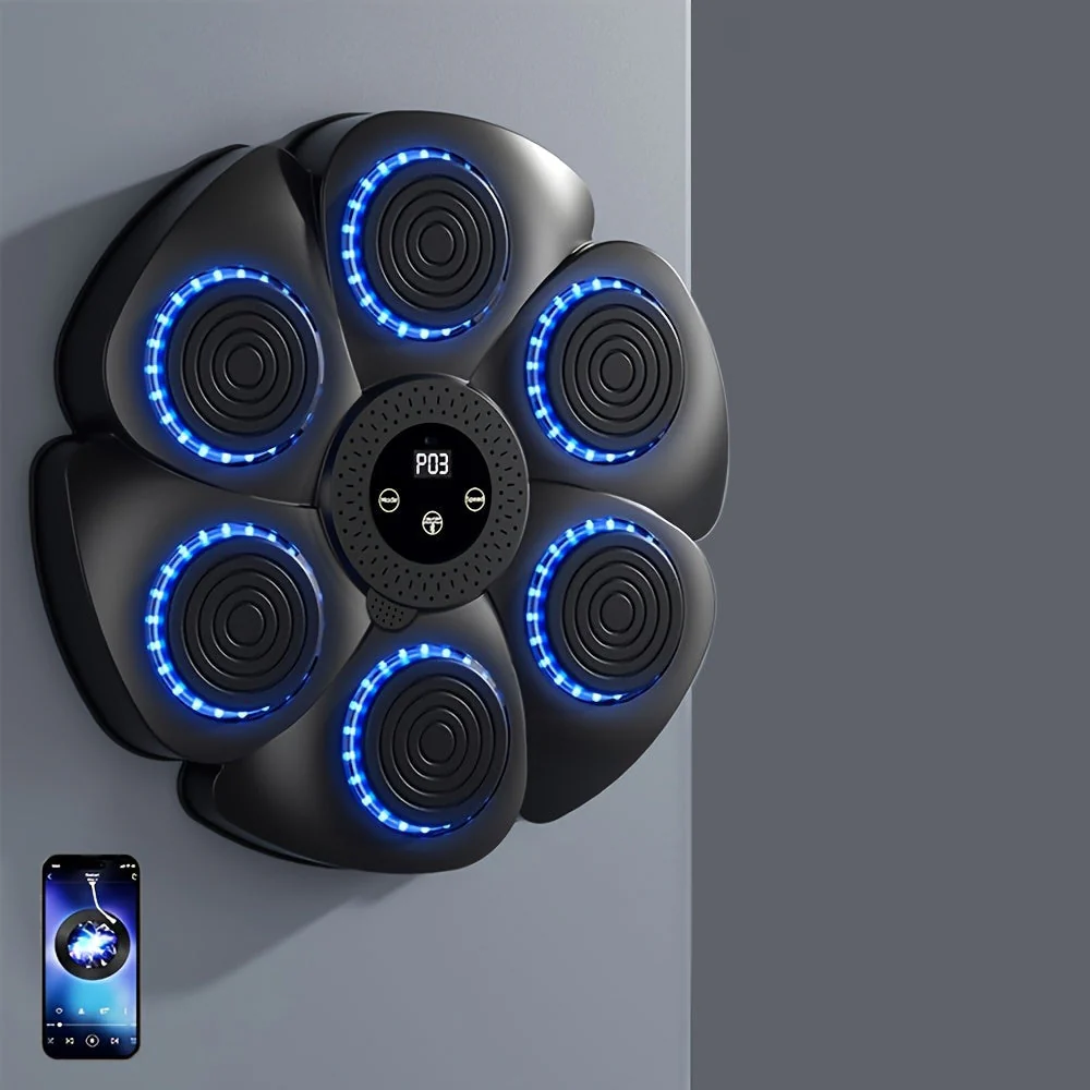 Wireless Music Boxing Machine, USB Rechargeable Wall Target - Image 4