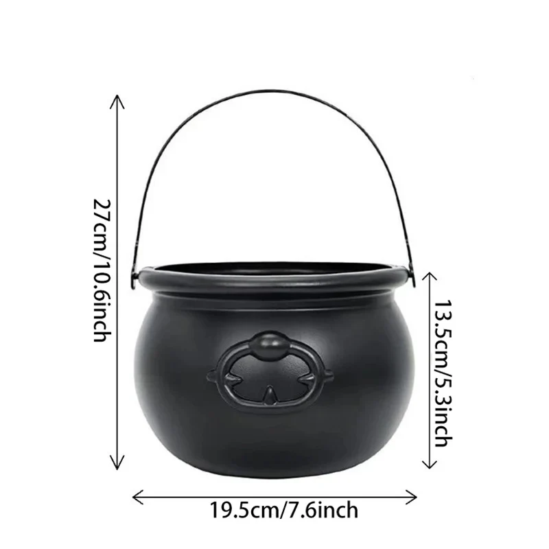 Witch Cauldron Halloween Candy Bowl - Image 2