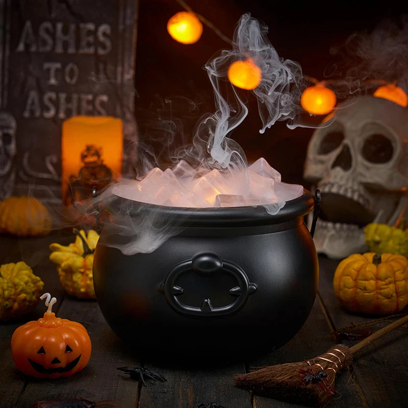 Witch Cauldron Halloween Candy Bowl - Image 3