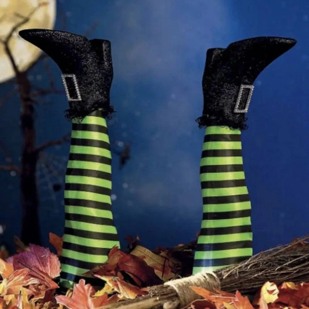 Witch Legs Halloween Decoration - Image 12