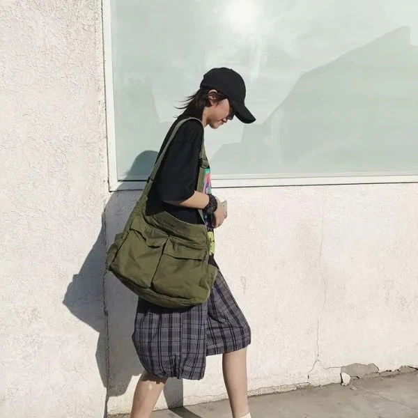Women’s Large Shoulder Messenger Bag - Image 12