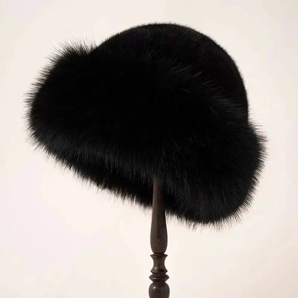 Women’s Plush Winter Bucket Hat - Image 4