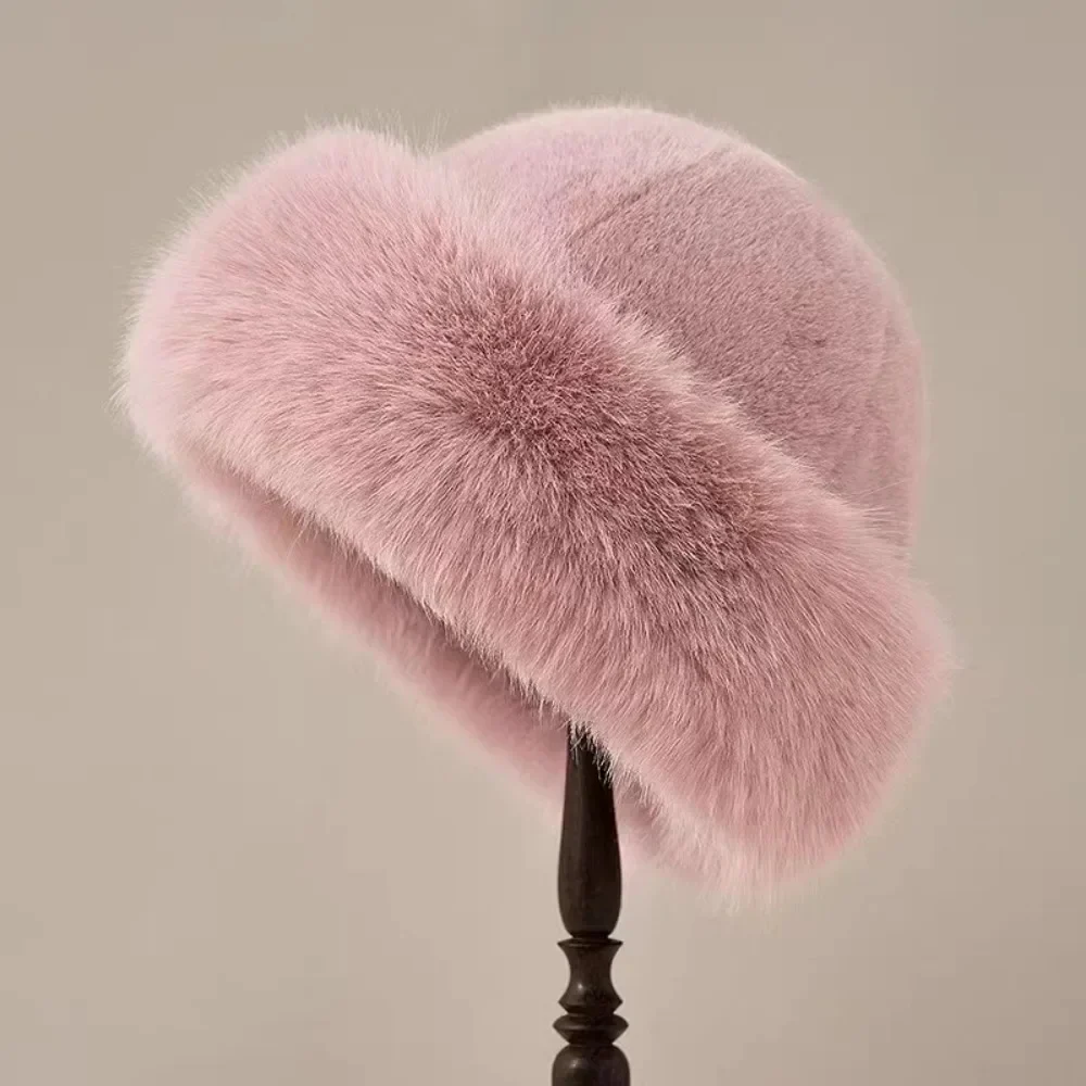 Women’s Plush Winter Bucket Hat - Image 6