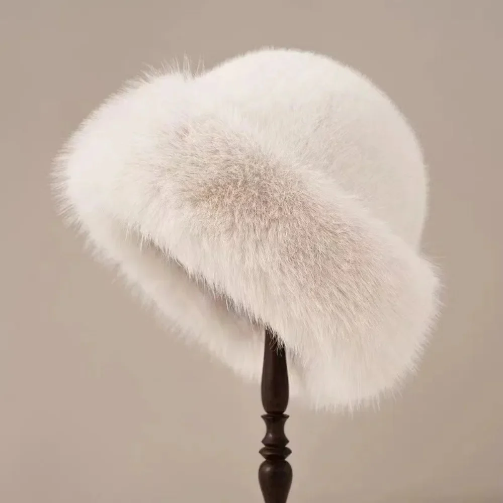 Women’s Plush Winter Bucket Hat - Image 7
