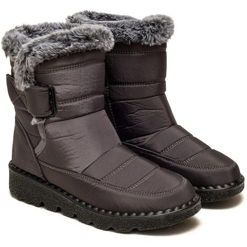 Womens Waterproof Heeled Snow Boot - Image 4