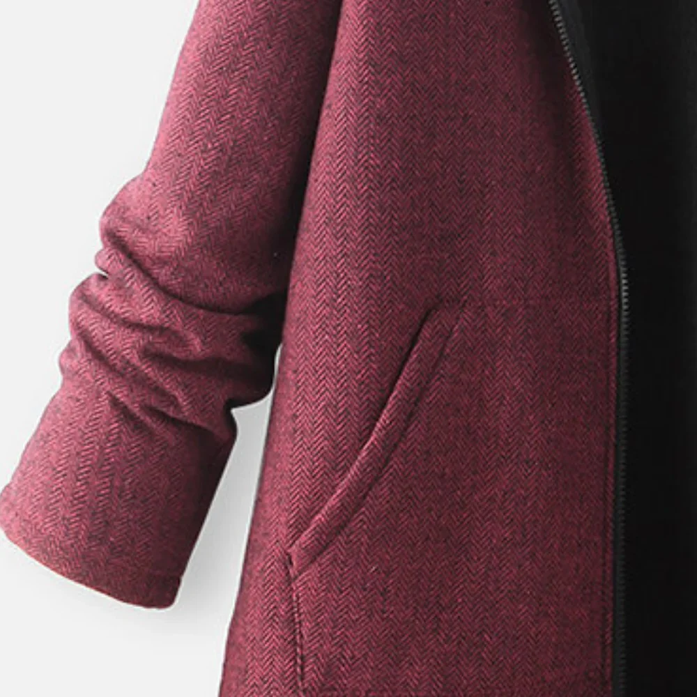 Women's Casual Warm Hooded Jacket - Image 3