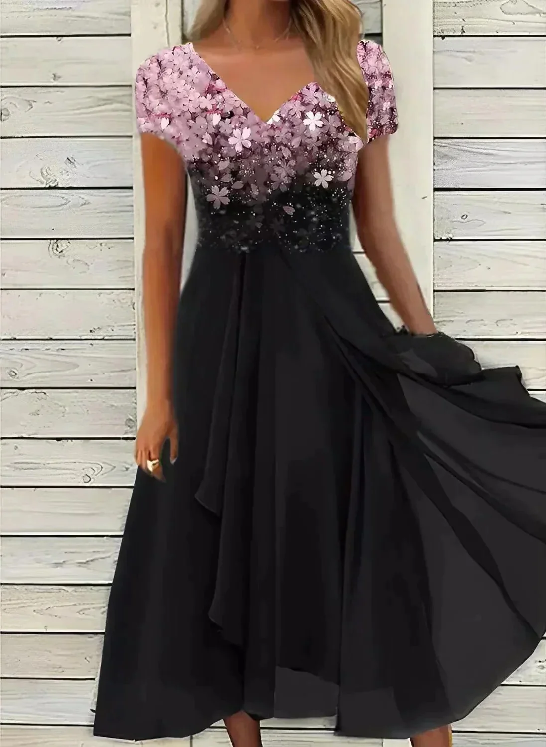 Women's Chiffon Party Dress - Image 2