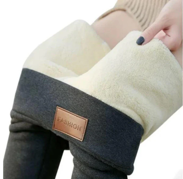 Women's fleece winter leggings - Image 4
