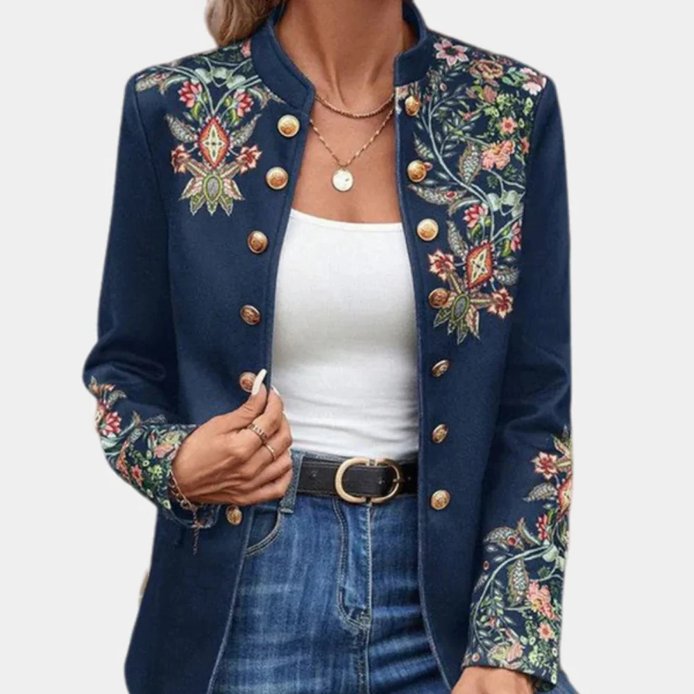 Women's Floral Blazer - Image 5