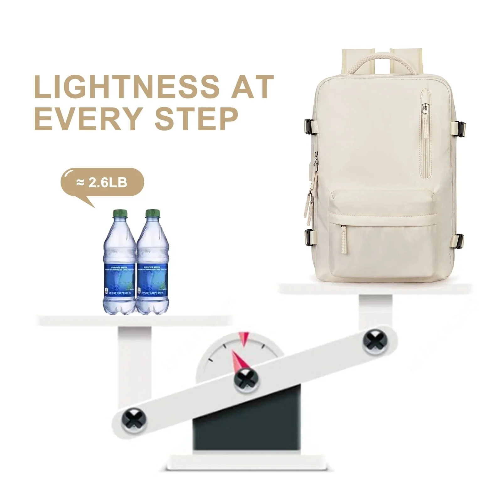 Women's large waterproof hiking backpack - Image 4