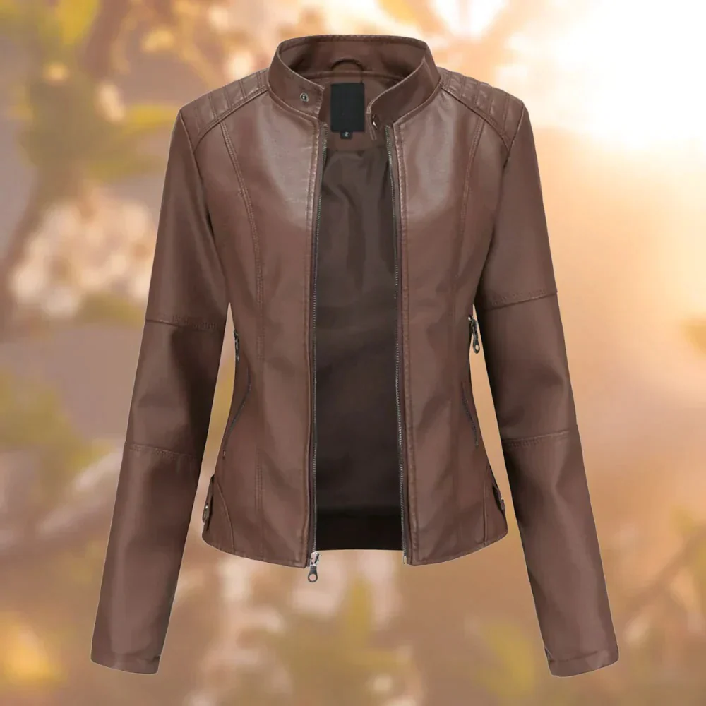 Women's Leather Jacket - Image 2